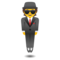 Person in Suit Levitating emoji on Google